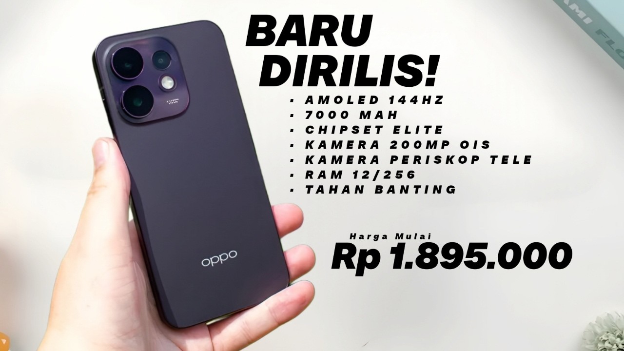 BARU DIRILIS, 7000MAH, RAM 12/256GB – HP OPPO TERBARU AGUSTUS 2026 — Transcript