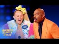 Steve Harvey LOVES JoJo Siwa&#39;s answer! | Celebrity Family Feud