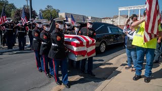 Final Salute In California For Fallen Marine Sgt. Nicole Gee's, Killed In Kabul Airport Bombing,
