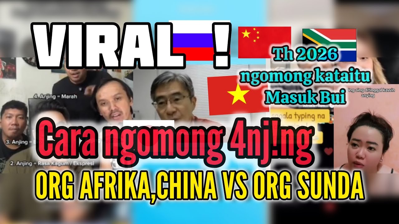 Viral ! BULE VS WARGA SUNDA NGOMONG 4NJ!NG DALAM LOGAT SUNDA.