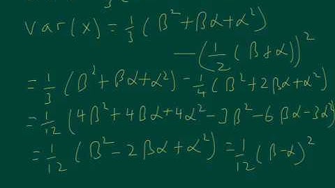 S2 Continuous Random Variables -Uniform Distribution