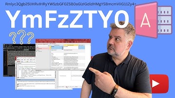 How to Use Base64 in Microsoft Access