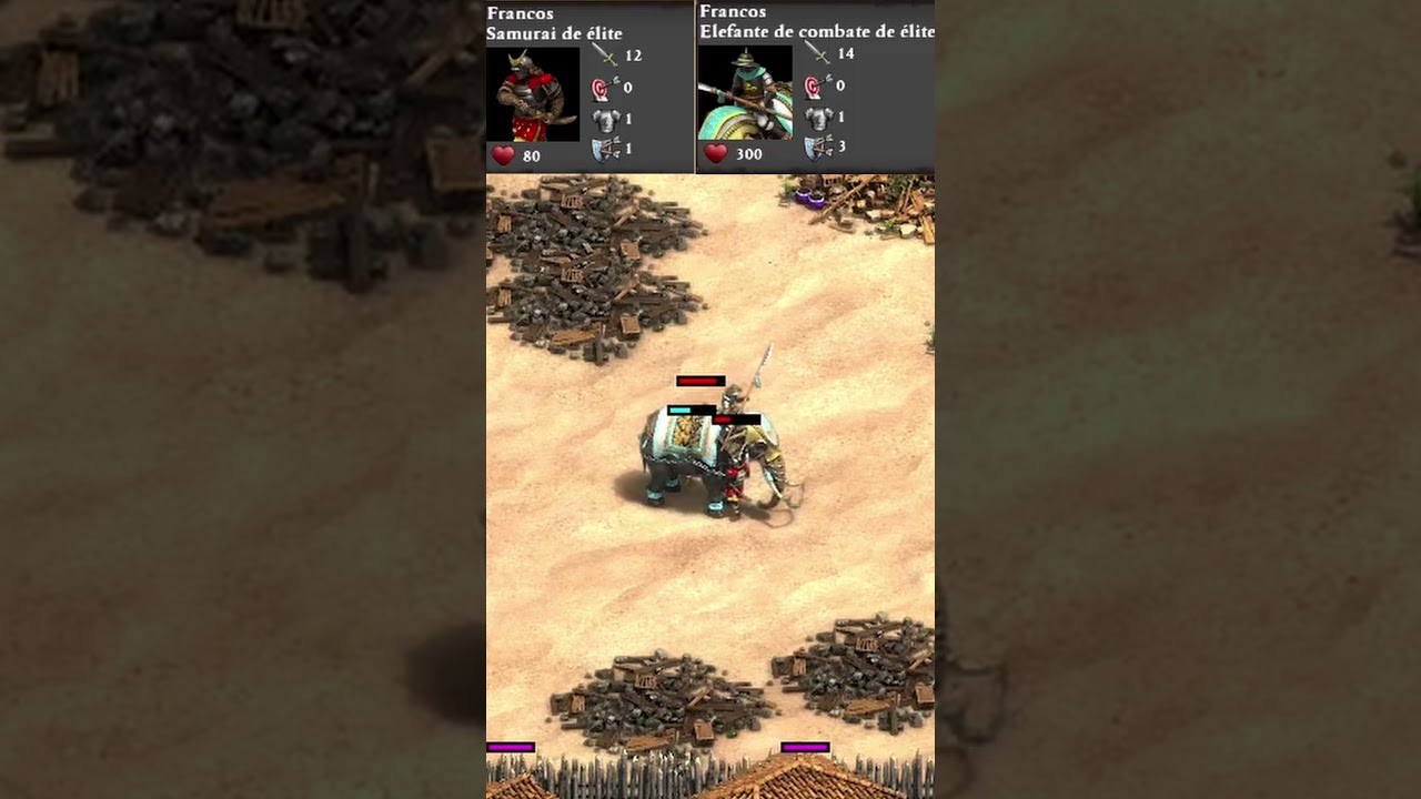 CAPITULO 3 I 2 SAMURAIS VS 1 ELEFANTE DE GUERRA I #shorts