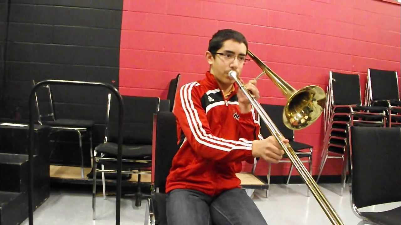 Trombone B flat Scale YouTube