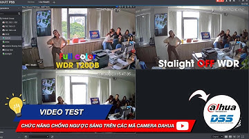 Test Chức Năng Chống Ngược Sáng Trên Các Mã Camera Dahua