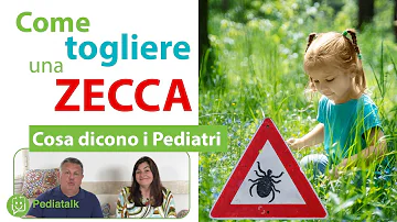 Cosa fare se un bambino prende una zecca?