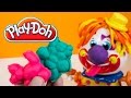 Play Doh Clown toy Playset Playdough Funny Clown Play-Doh Plasticine