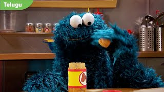 Cookie Monsters Foodie Truck Peanut Butter Sandwich       