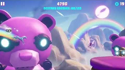 Adult Swim Games - Robot Unicorn Attack 3 - Little Lungs (2017, USA)