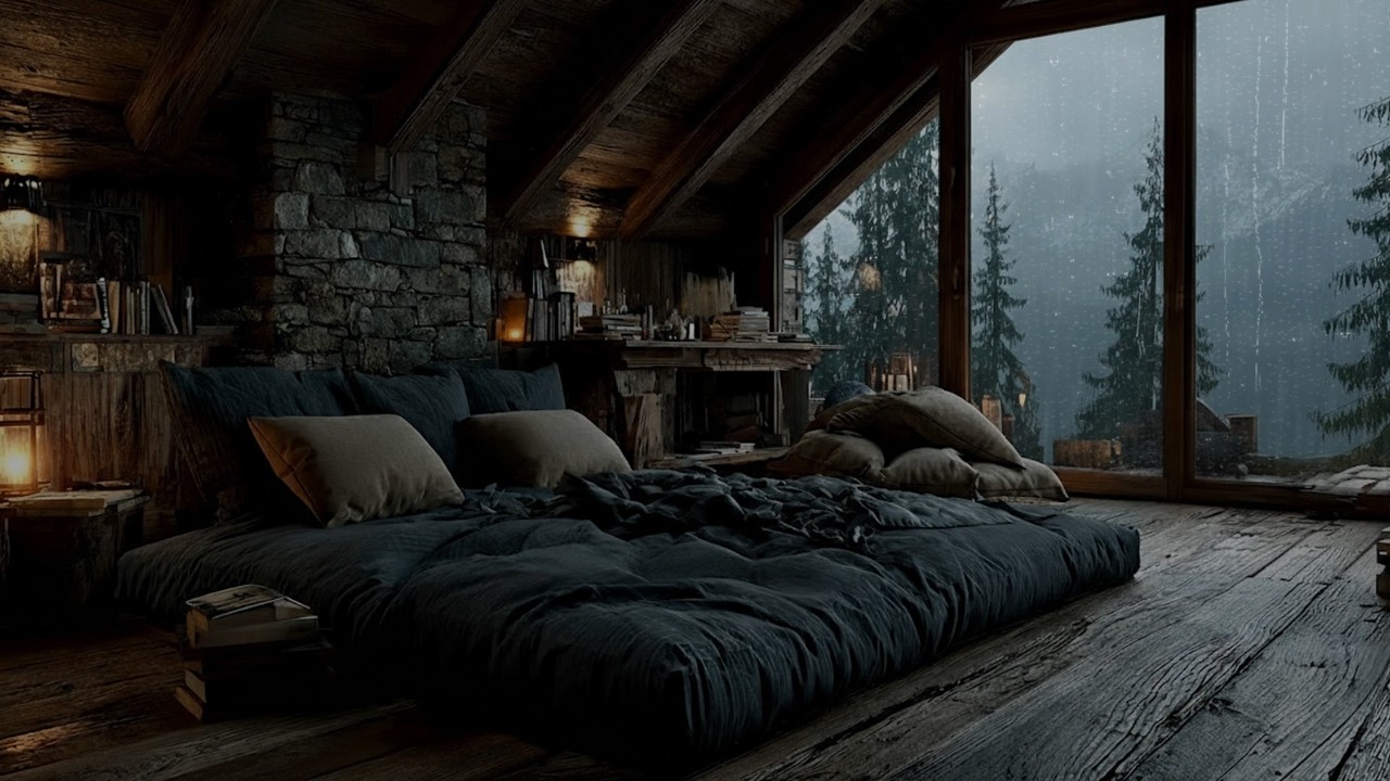 🌧️ Fall Asleep Instantly with Soothing Rain Sounds | Night Rain Outside Your Window