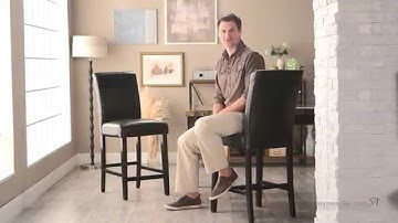 Palazzo Counter Stool - Set of 2 - Black - Product Review Video