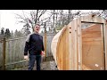 Outdoor Barrel Sauna Build