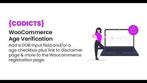 {CODICTS} WooCommerce Age Restriction Plugin