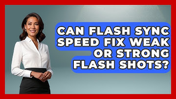 Can Flash Sync Speed Fix Weak Or Strong Flash Shots? - Image Review Studio