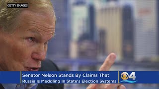 Sen. Nelson Isn't Backing Down From Claims Of Russian Election Penetration