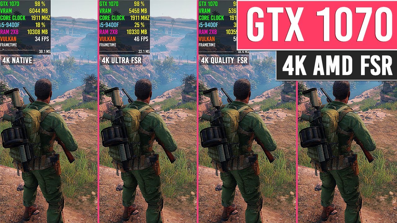 World War Z: Aftermath - GTX 1070 - AMD FidelityFX Super