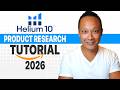 Helium 10 Product Research Tutorial For Beginners 2024 (Complete 3 Step Guide)