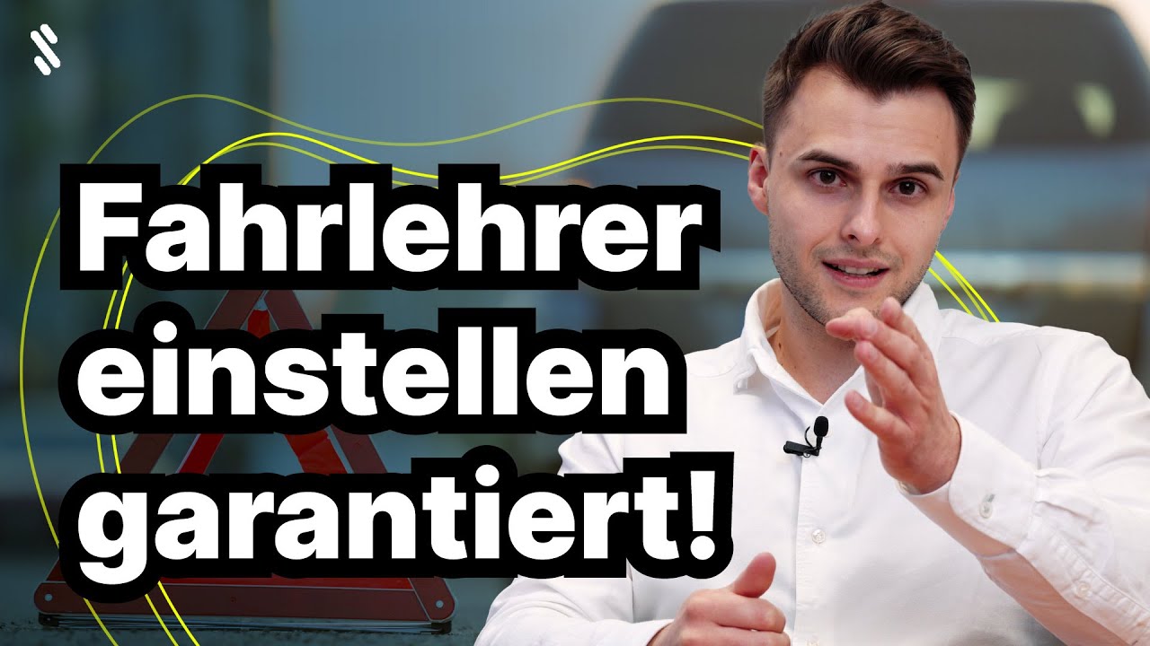 Fahrlehrer in 30 Tagen einstellen - garantiert!