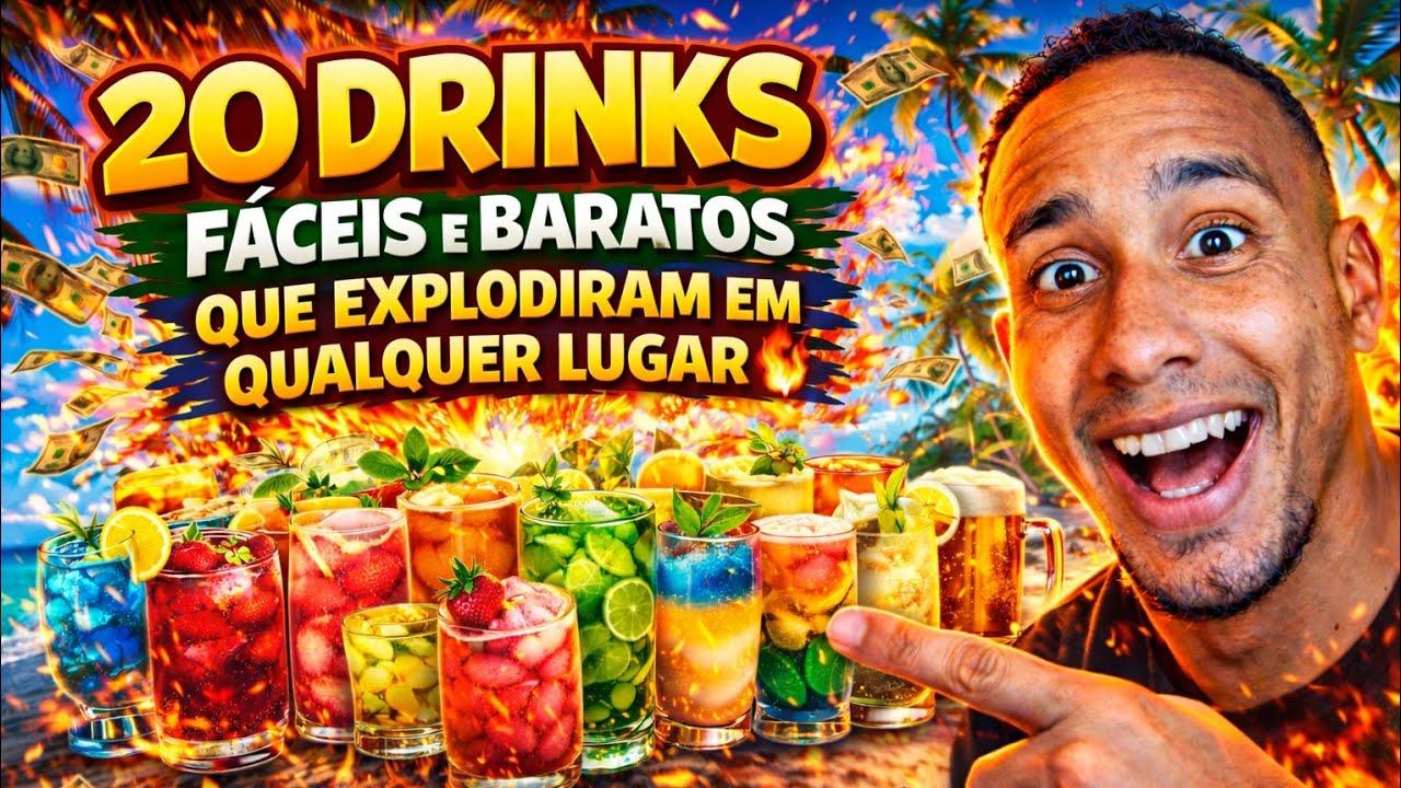 20 DRINKS FÁCEIS E BARATOS COM MORANGO QUE EXPLODIRAM EM QUALQUER LUGAR 🔥