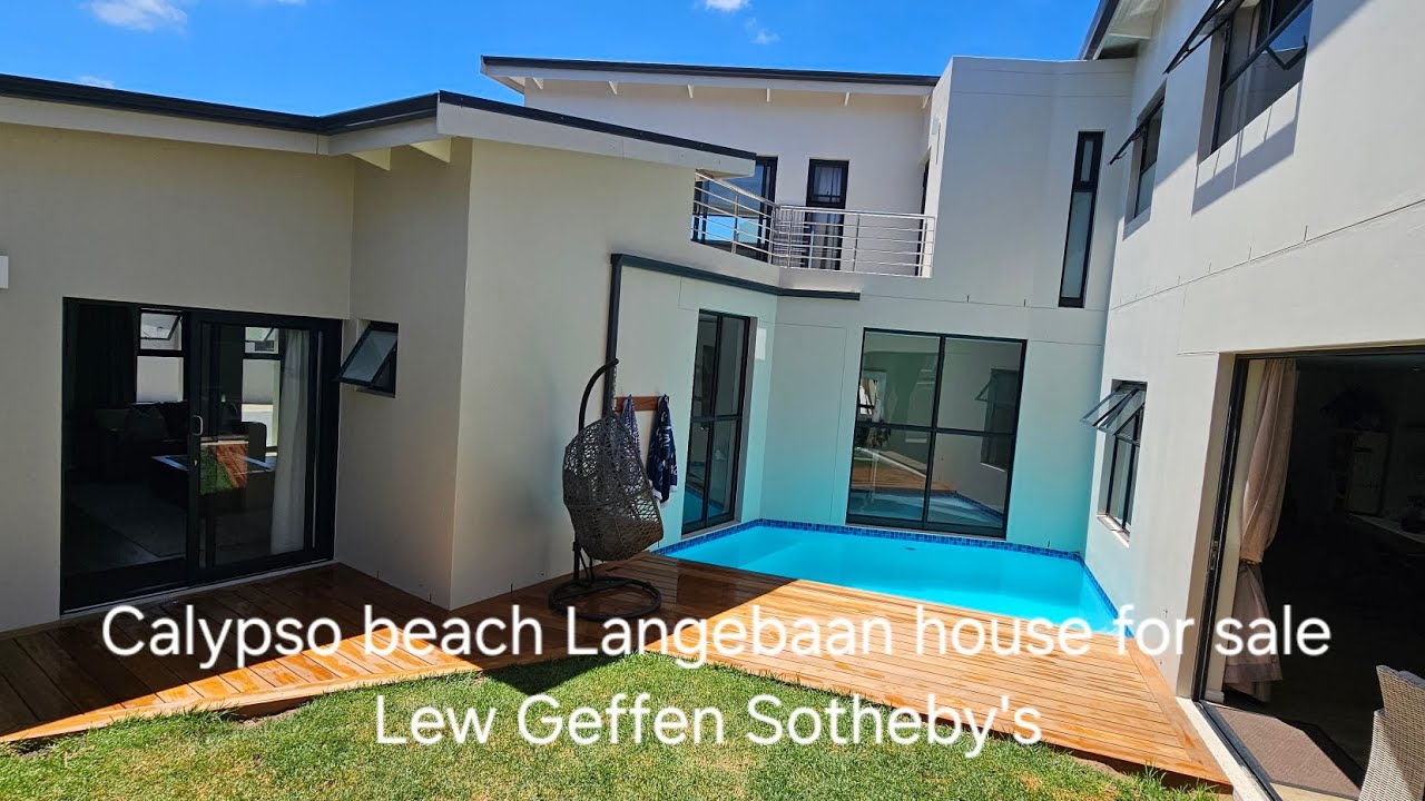 Calypso Beach Langebaan house for sale melanieSothebysLangebaan YouTube