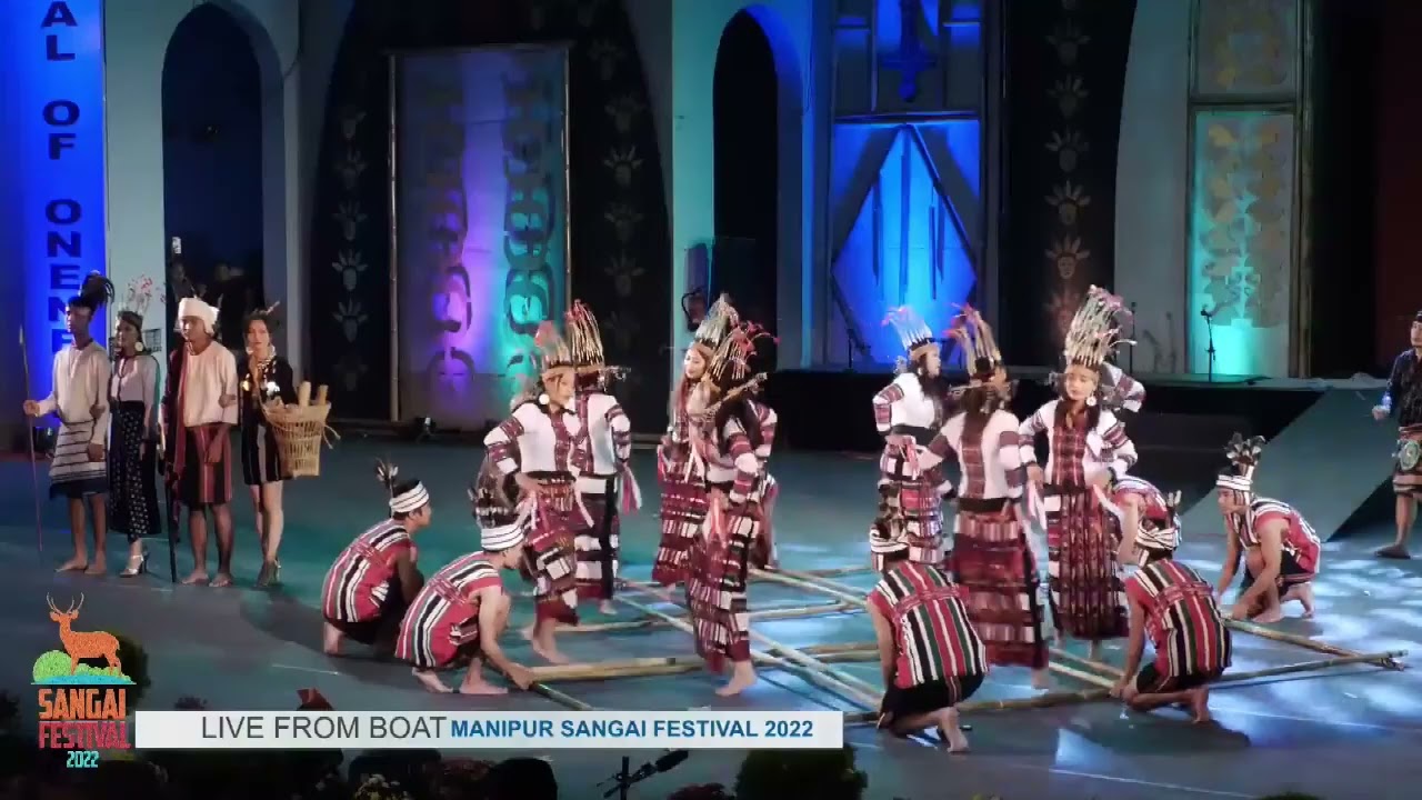 MIZO DANCE BUHZA AIH BUALPUI CHERAW KAN AT SANGAI FESTIVAL IMPHAL MANIPUR