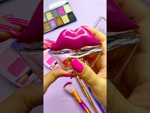 ASMR Makeup Set Fast Satisfying with Unboxing & Review Pink Sounds Video perfume #makeupset
