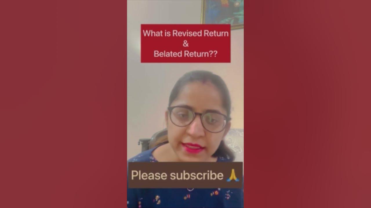 What is revised return belated return income tax viral shorts 