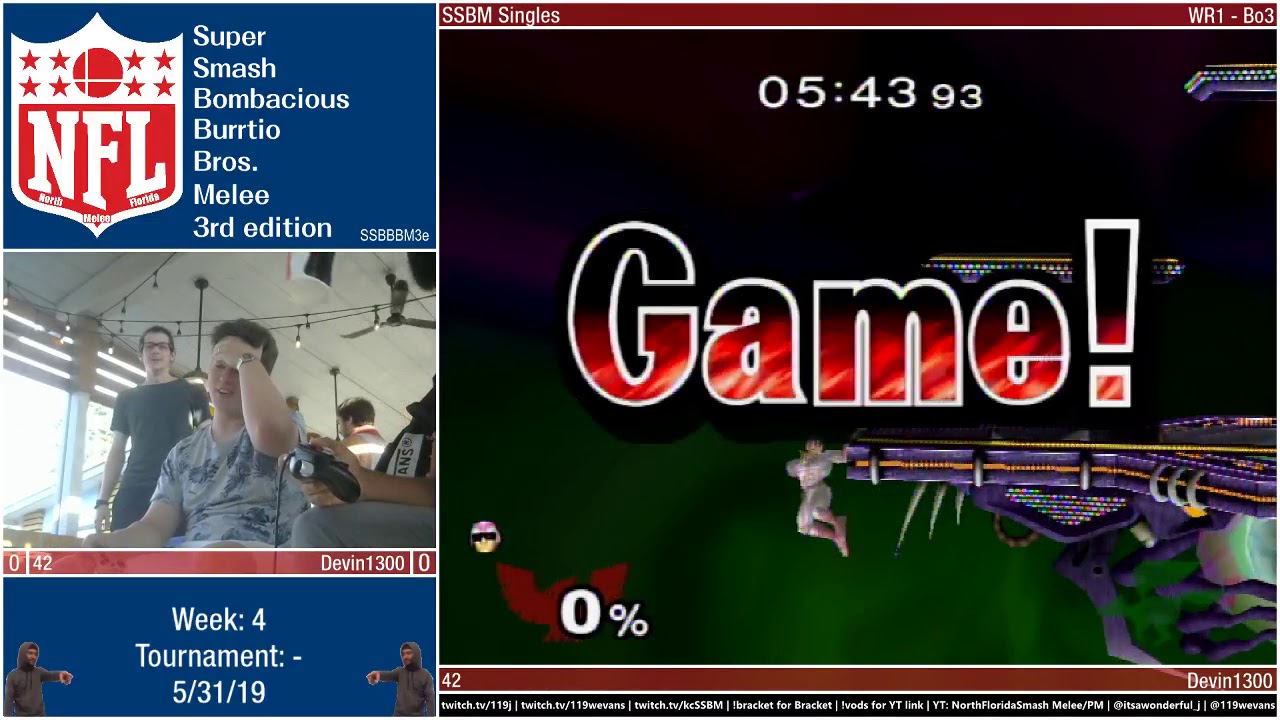 SSBBBM3e4 - 6/3 - 42 (CF) Vs. Devin1300 (Falco) - WR1