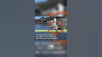 Perfect Rowing Catch: Core Engagement Explained #shorts