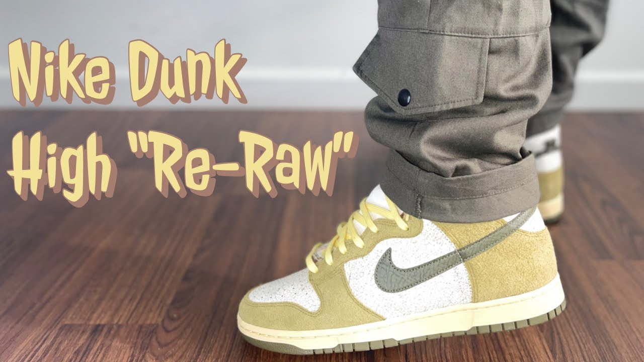 dunk high Re Raw unboxing & on feet -