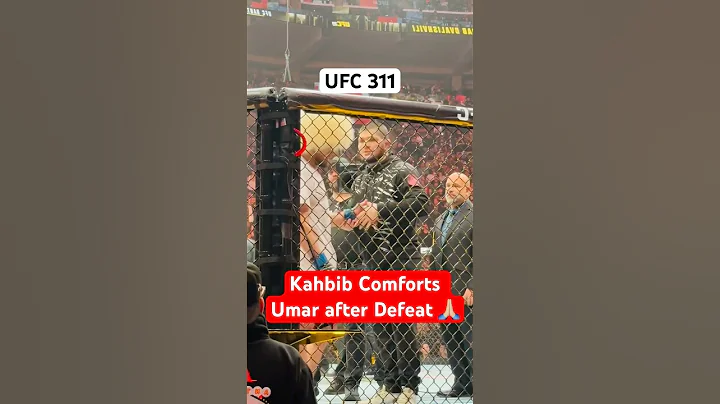 Khabib comforts Umar at UFC 311