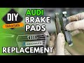 HOW TO REPLACE AUDI REAR BRAKE PADS DIY