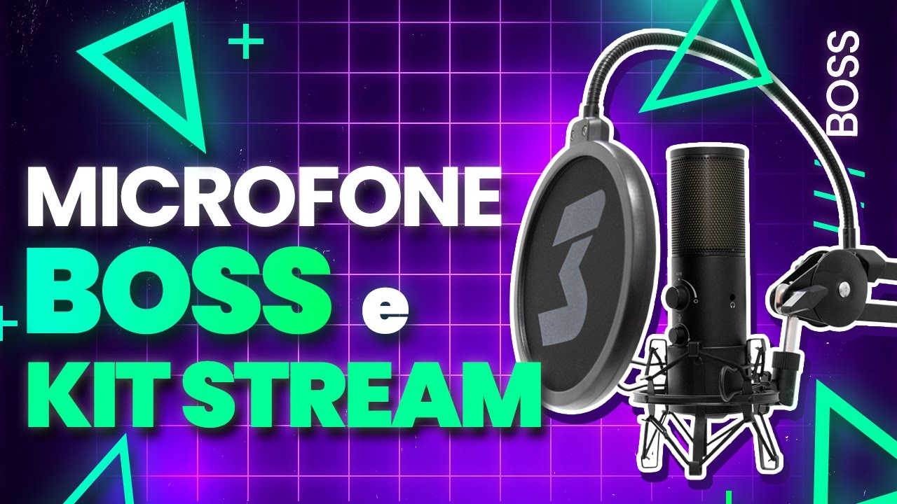 LANÇAMENTO! Apresentação MICROFONE BOSS e KIT STREAM || DT3sports - YouTube