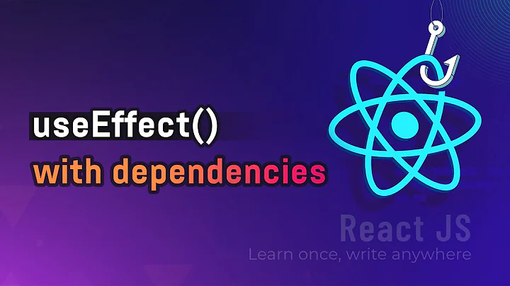 useEffect with dependencies | React hooks 2021