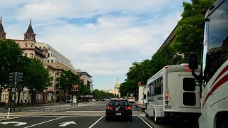 DRIVING IN WASHINGTON D.C. / The Capital of USA #washingtondc