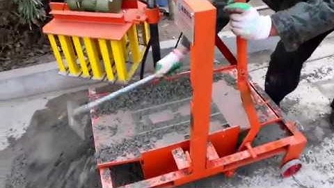 QTF40-3C Small movable egg layer hollow brick block making machine