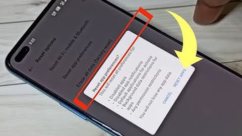 OnePlus 5/6/7/8/Nord Reset App Settings | Restore default App Settings