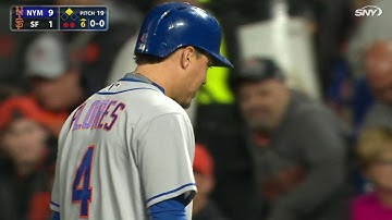 NYM@SF: Flores scores Cabrera with sacrifice fly