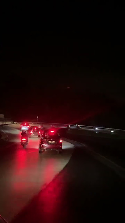 Kondisi Jalan BERASTAGI MALAM HARI Berani Lewat gak ni