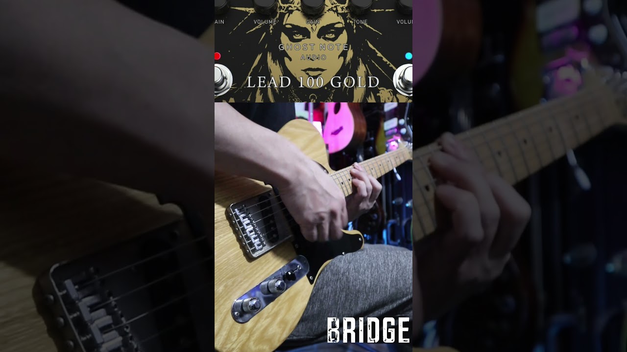 Telecaster/GHOST NOTE AUDIO LEAD 100 GOLD - YouTube