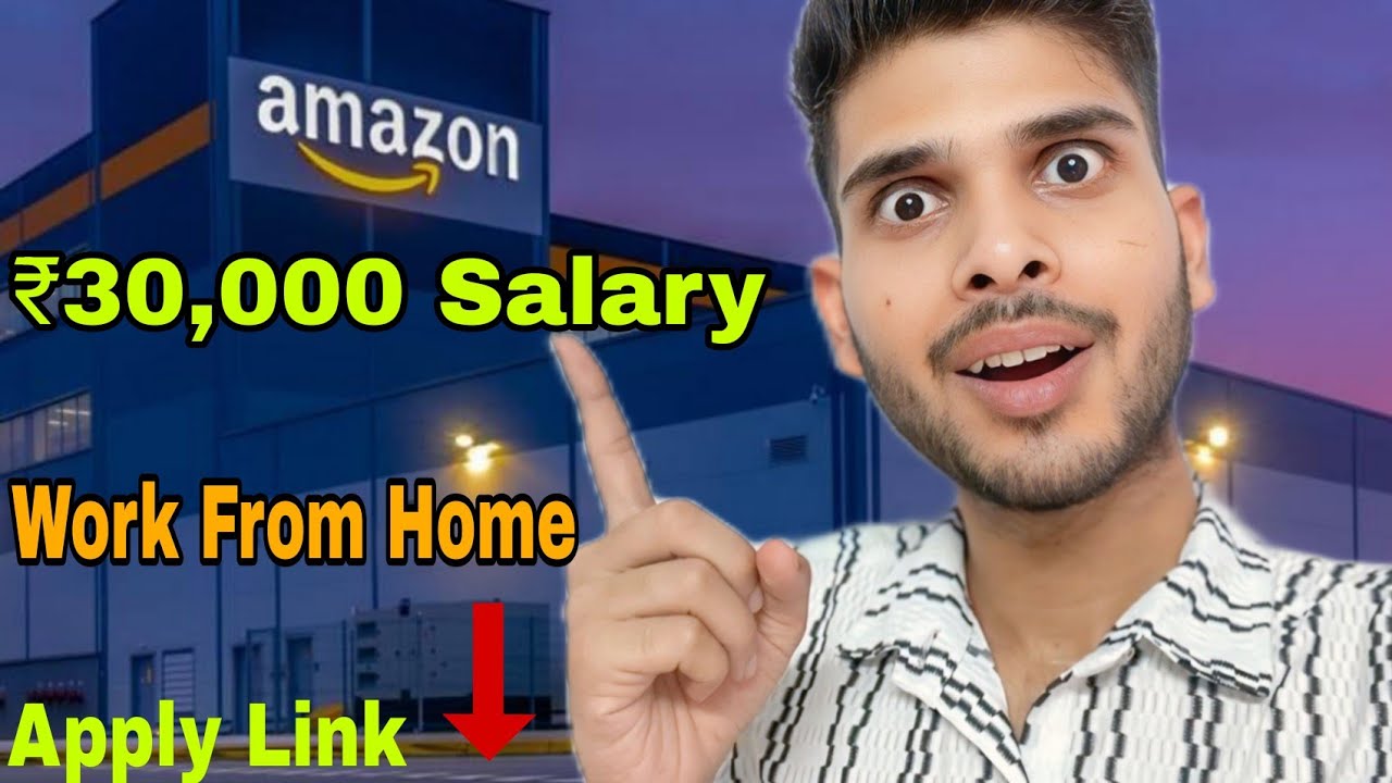 rewrite this title AMAZON December 2025 Urgent Hiring | Work From Home Jobs | Freshers ₹30,000 Salary | Apply Now