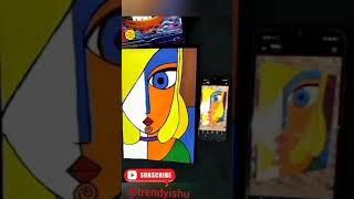 #_Cubism art_#made by me_#@trendyishu #_Cubism art_#made by me_#@trendyishu