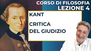 Kant, La Critica del Giudizio. La bellezza, il sublime, la natura come un grande organismo vivente.