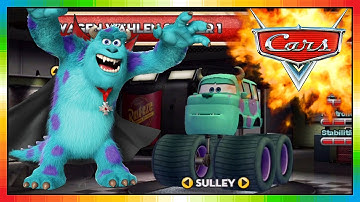 Cars & Monster Inc. Star - Sulley Sullivan ! ..in McQueen game Cars Mater International - Monster AG