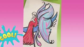How to draw fairy/easy to draw fairy 🧚‍♀️/cute fairy screenshot 5