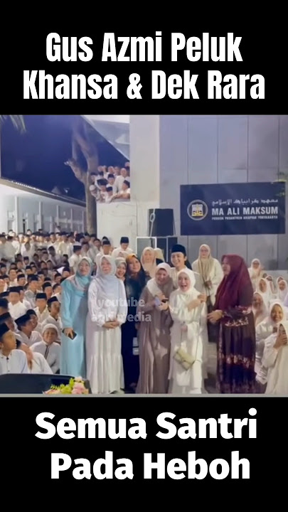 Momen Gus Azmi Peluk Sang Istri Saat Sesi Foto #gusazmi #azmiaskandar #shorts