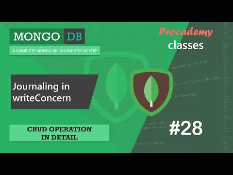 #28 What is Journal in MongoDB | CRUD Operation in Detail | A Complete MongoDB Course