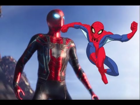 infinity-war-spider-man-scenes,-but-with-josh-keaton's-spectacular-spider-memes