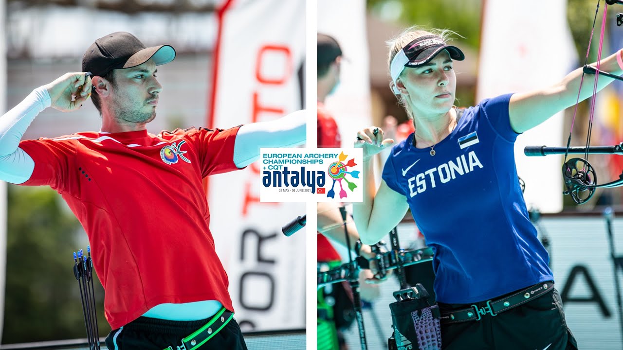 Belgium v Estonia compound mixed team gold Antalya 2021 European
