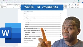 How to Make a Table of Contents in Word